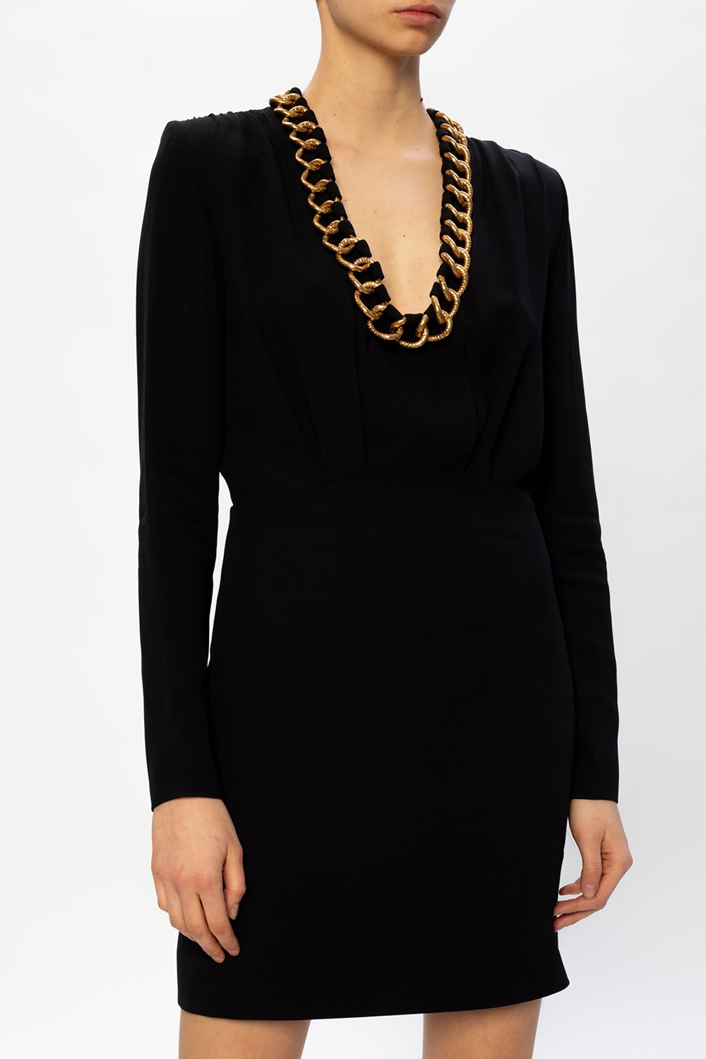 SchaferandweinerShops GB - Dress with chain link trim